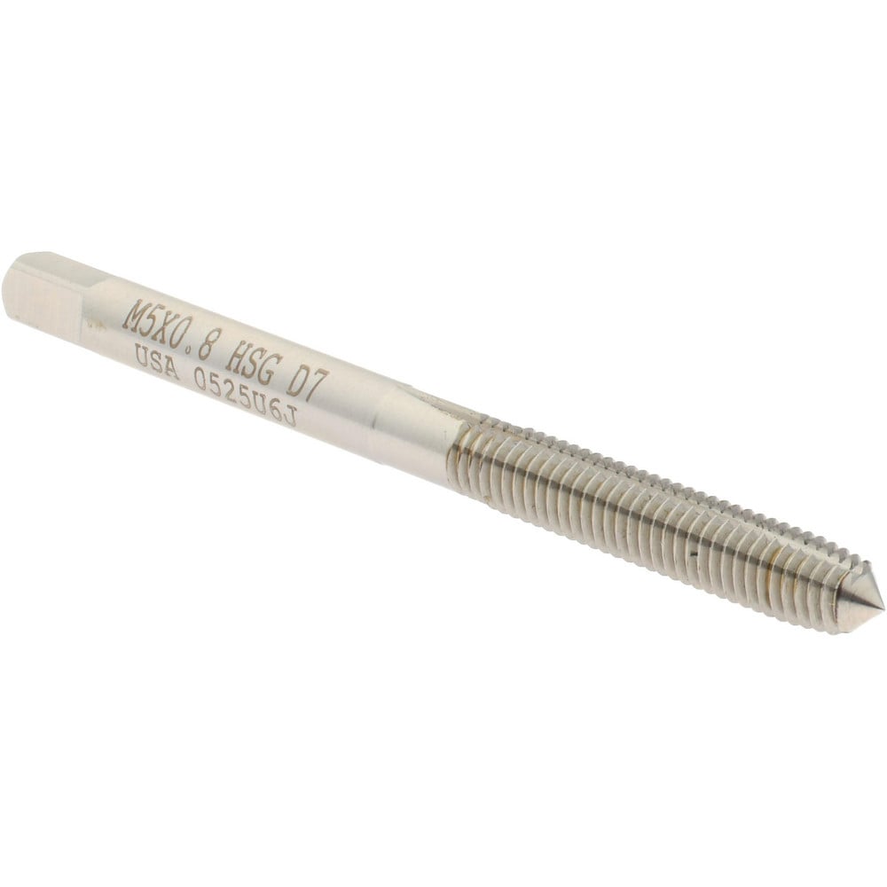Thread Forming Tap: Metric, Plug, High-Speed Steel, Bright/Uncoated Coated