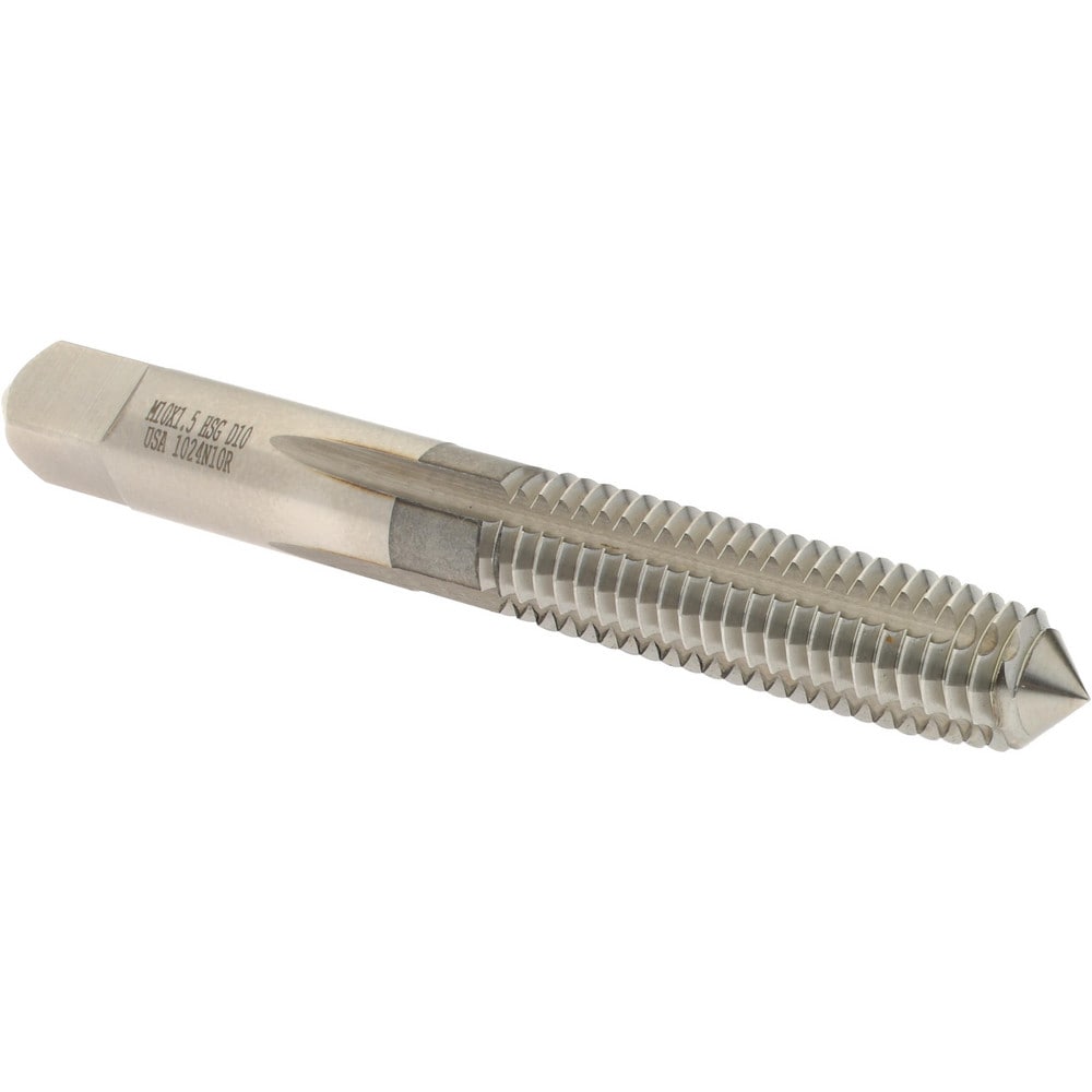 Thread Forming Tap: M10x1.50 Metric Coarse, Plug, High Speed Steel