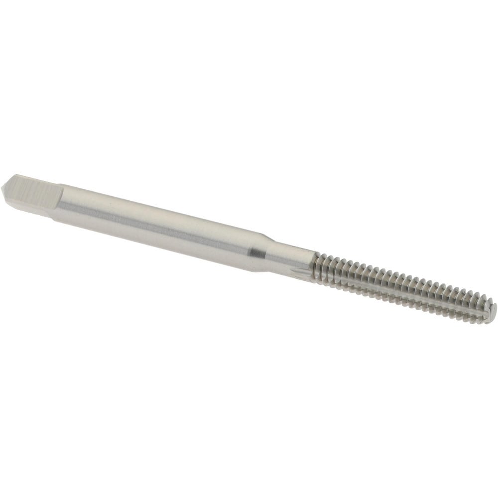 Thread Forming Tap: #4-40 UNC, 2B & 3B Class of Fit, Bottoming, High-Speed Steel, Bright/Uncoated Coated