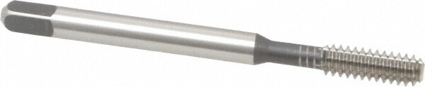 Thread Forming Tap: #10-24 UNC, Bottoming, High-Speed Steel, Bright/Uncoated Coated