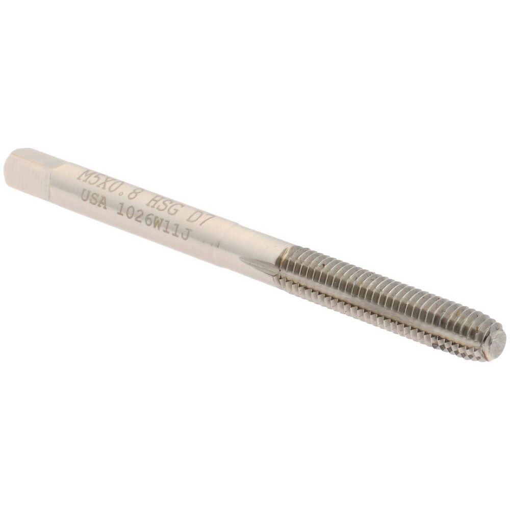 Thread Forming Tap: Metric, Bottoming, High-Speed Steel, Bright/Uncoated Coated