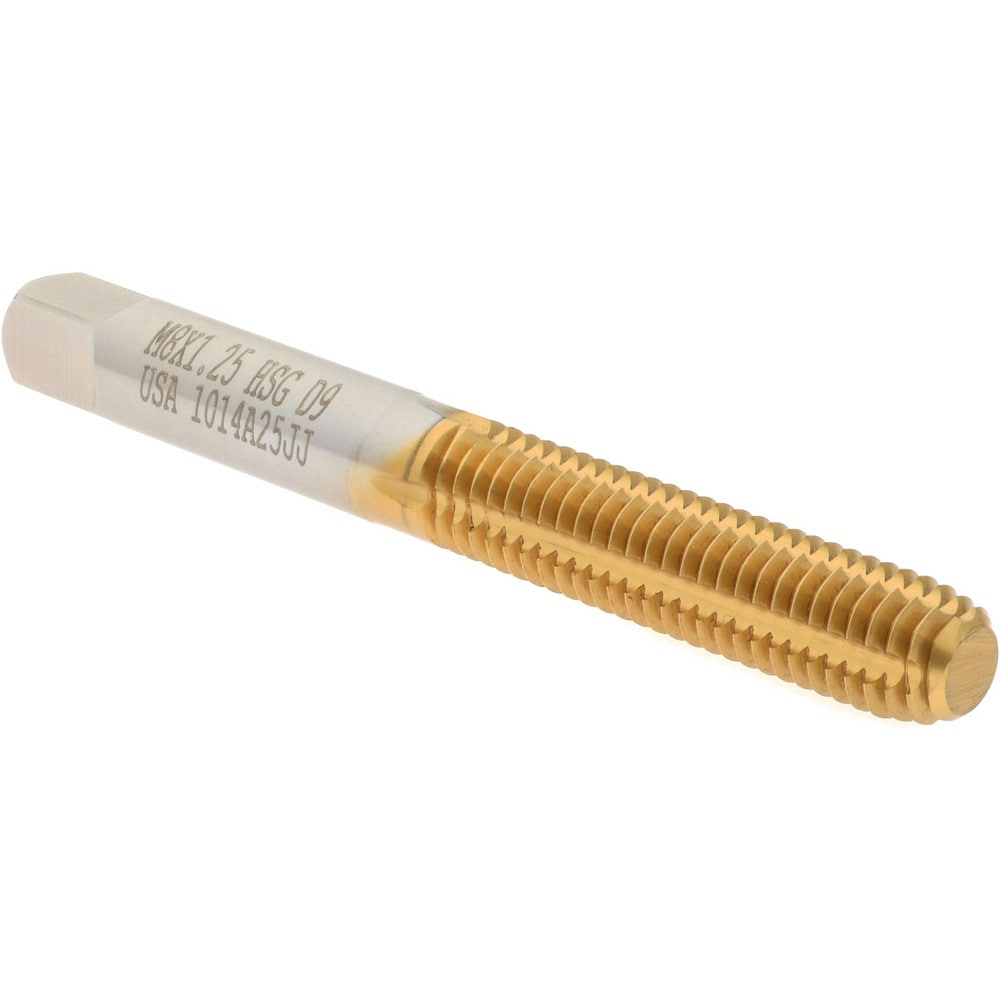 Thread Forming Tap: Metric, Bottoming, High-Speed Steel, Titanium Nitride Coated