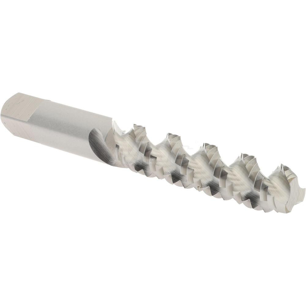 Spiral Flute Tap: 3/8-16 UNC, 3 Flutes, Bottoming, 3B Class of Fit, High Speed Steel