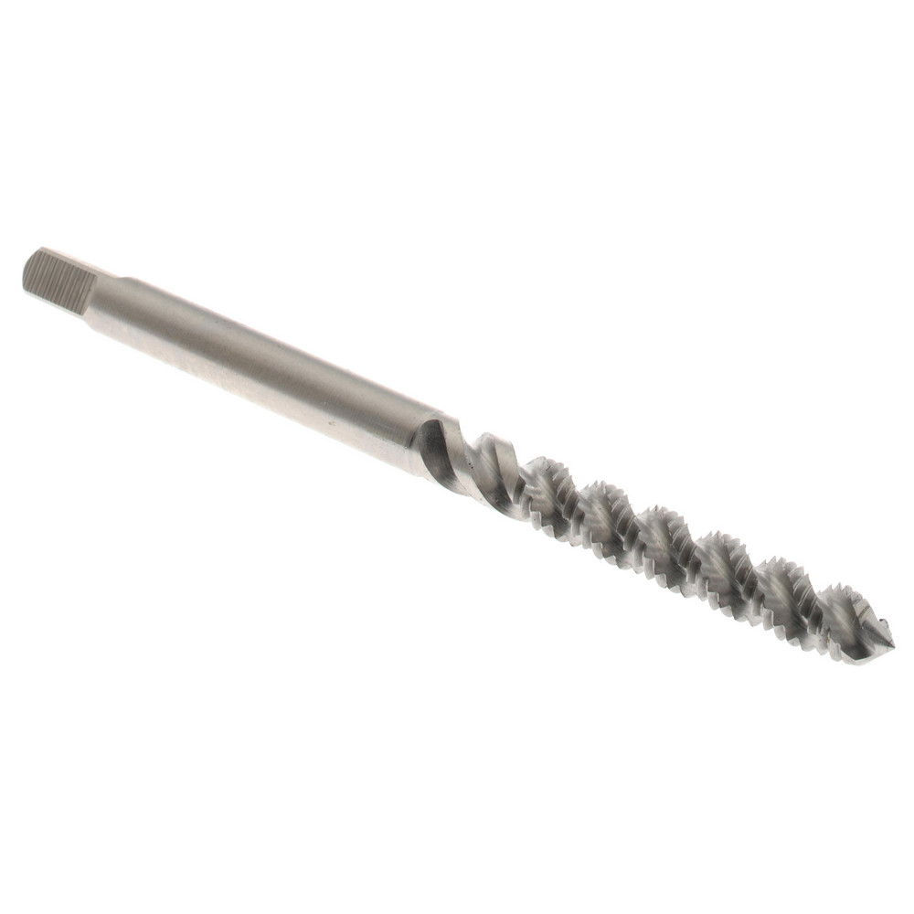 Spiral Flute Tap: M3.5x0.60 Metric Coarse, 3 Flutes, Plug, 6H Class of Fit, High Speed Steel