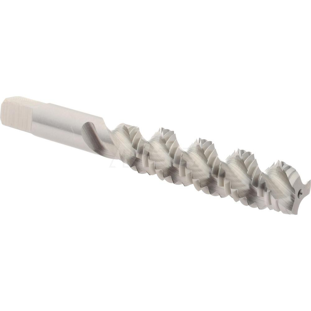 Spiral Flute Tap: M12x1.75 Metric Coarse, 3 Flutes, Plug, 6H Class of Fit, High Speed Steel