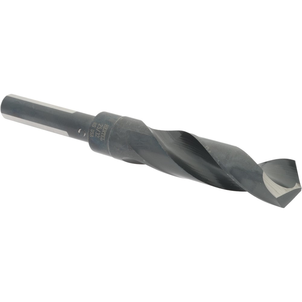 Hertel 77428761 Reduced Shank Drill Bit: 25/32 Dia, 1/2 Shank Dia, 118 0, High Speed Steel Image