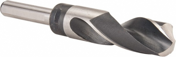 Hertel 77428878 Reduced Shank Drill Bit: 61/64 Dia, 1/2 Shank Dia, 118 0, High Speed Steel Image
