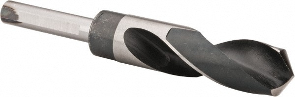 Hertel 77428886 Reduced Shank Drill Bit: 31/32 Dia, 1/2 Shank Dia, 118 0, High Speed Steel Image