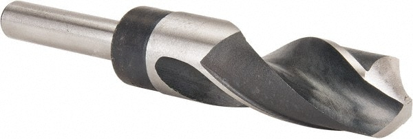 Hertel 77428910 Reduced Shank Drill Bit: 1-1/64 Dia, 1/2 Shank Dia, 118 0, High Speed Steel Image