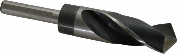 Hertel 77428944 Reduced Shank Drill Bit: 1-5/64 Dia, 1/2 Shank Dia, 118 0, High Speed Steel Image