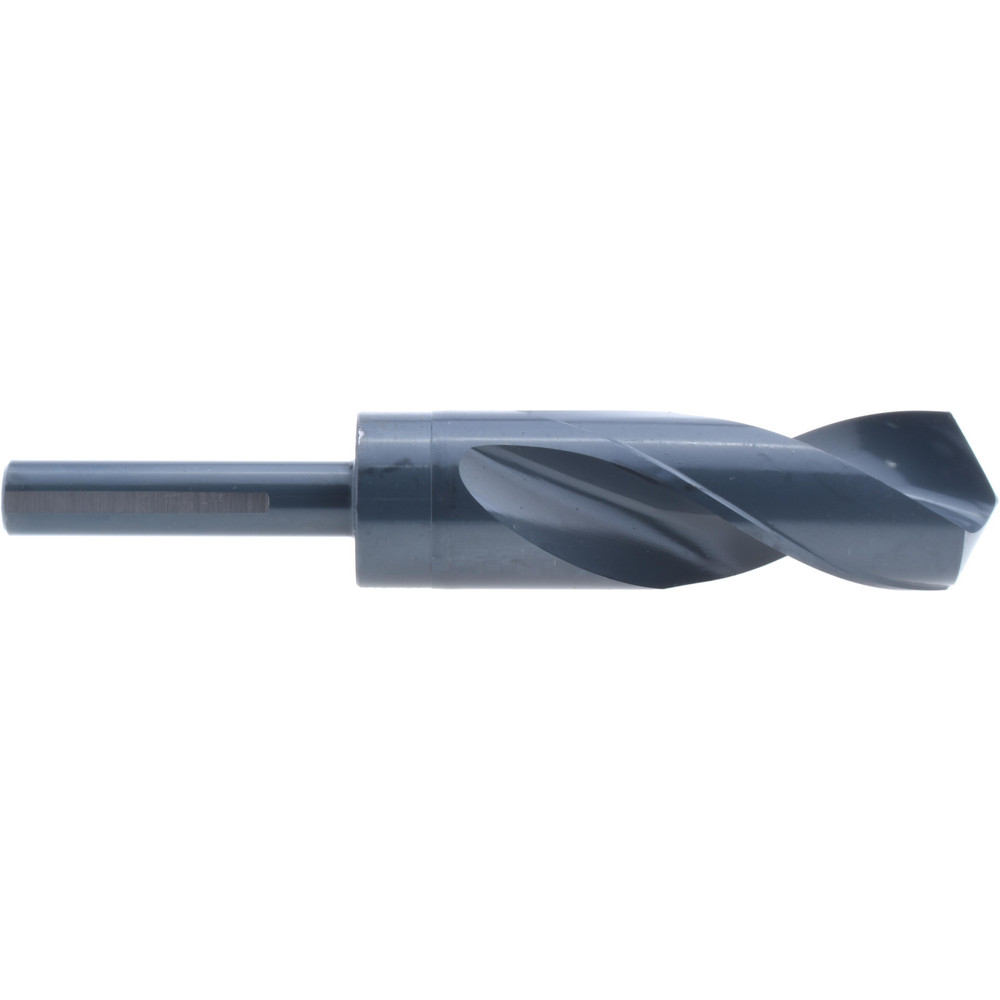 Reduced Shank Drill Bit: 1-11/64'' Dia, 1/2'' Shank Dia, 118 °, High Speed Steel