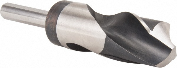 Hertel 77429041 Reduced Shank Drill Bit: 1-5/16 Dia, 1/2 Shank Dia, 118 0, High Speed Steel Image