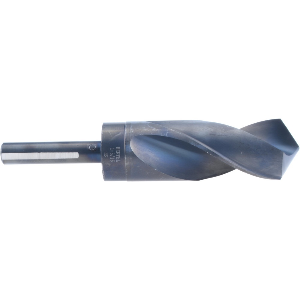 Reduced Shank Drill Bit: 1-5/16'' Dia, 1/2'' Shank Dia, 118 °, High Speed Steel