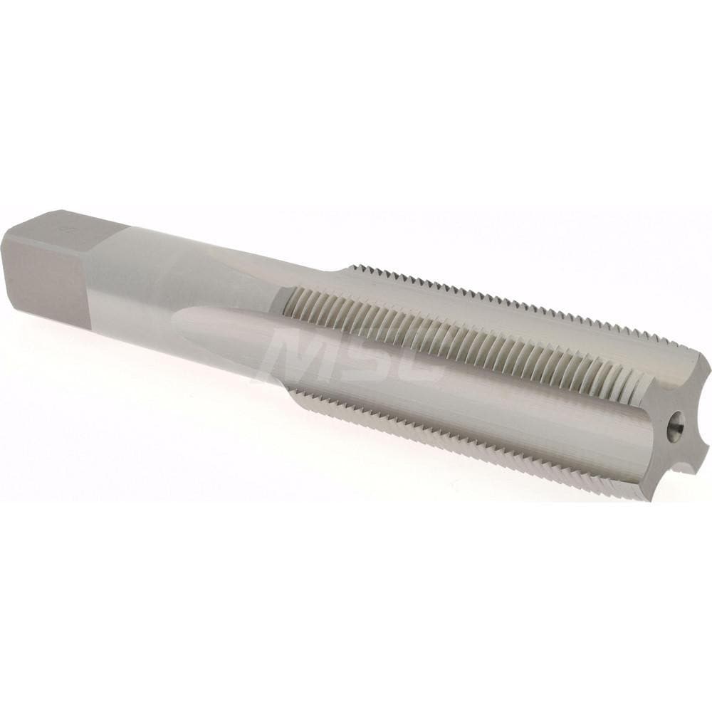 Hertel K027806AS Straight Flutes Tap: Metric Fine, 4 Flutes, Plug, High Speed Steel, Bright/Uncoated Image