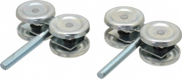 2 Piece, Zinc, Box Rail Hanger with Bolt