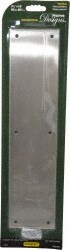 3-1/2" Wide x 15" OAL Aluminum Push Plate