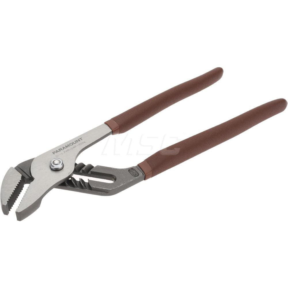 Tongue & Groove Plier: 2" Cutting Capacity, Serrated Jaw