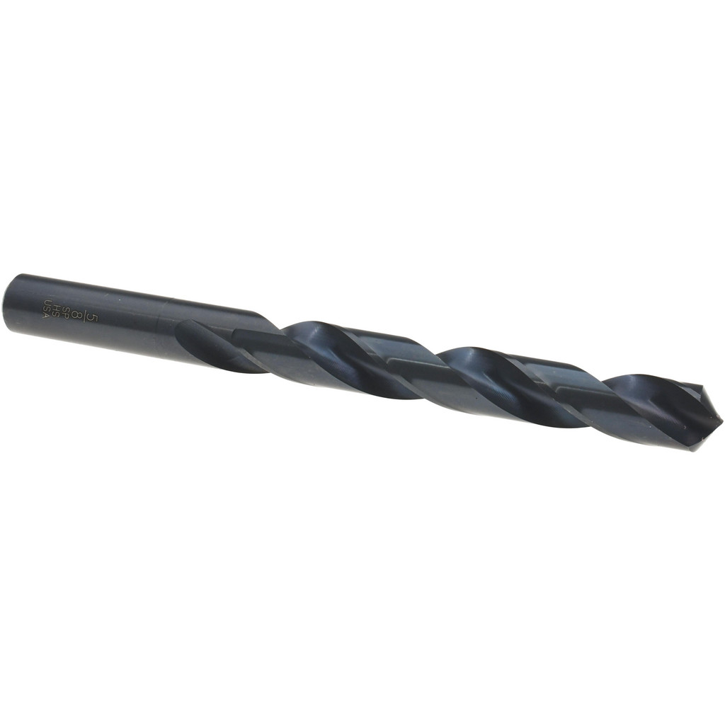Titan USA CD40040 Jobber Length Drill Bit: 5/8" Dia, 118 &deg;, High Speed Steel Image