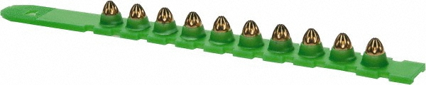 10 Load, Green, 0.27 Caliber, Power Load Strip Powder Actuated Load