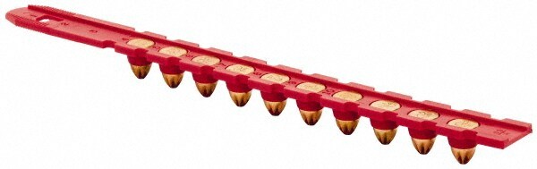 10 Load, Red, 0.27 Caliber, Power Load Strip Powder Actuated Load