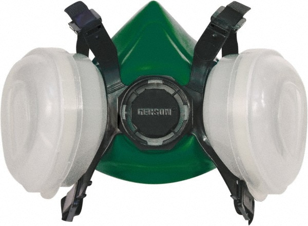 Half Facepiece Respirator with Cartridge: Large, Thermoplastic Elastomer, Permanently Attached