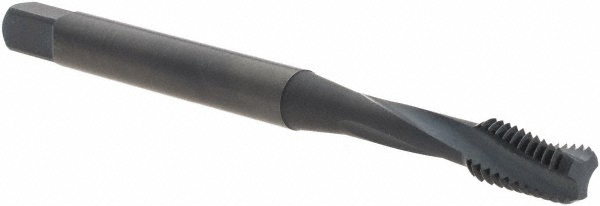 OSG 142501 Spiral Flute Tap: #10-32, UNF, 3 Flute, Bottoming, 2B Class of Fit, Powdered Metal, Oxide Finish Image