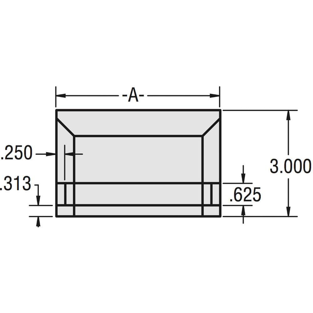 Kennedy - Tool Chest Riser: 11-3/4″ OAH, 12-1/2″ OAD, 26-5/8″ OAW -  06597454 - MSC Industrial Supply