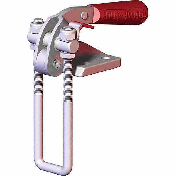 DeStaCo PullAction Latch Clamp Vertical, 4,002 lb, UHook, Flanged Base MSC Industrial