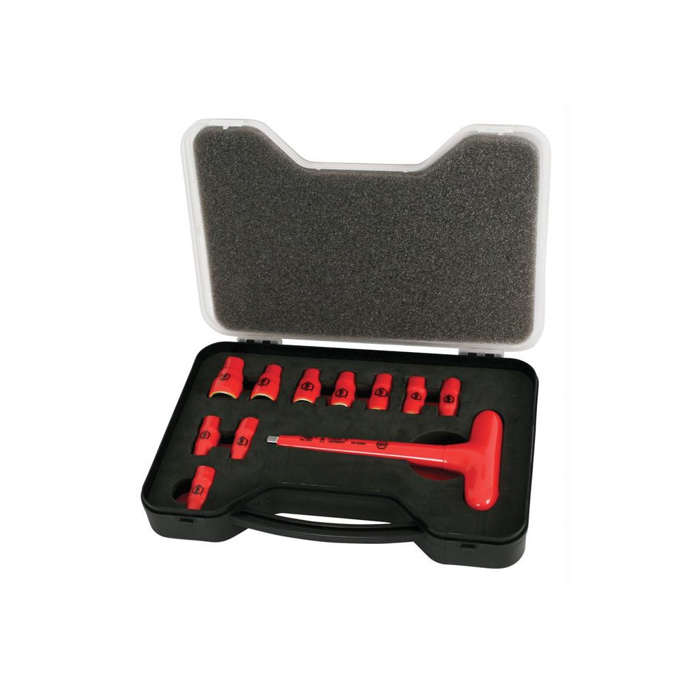 Wiha 31395 Insulated Standard Socket Set: 11 Pc 