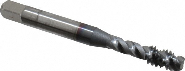 OSG 2940008 Spiral Flute Tap: 1/4-20, UNC, 3 Flute, Modified Bottoming, 2B Class of Fit, Vanadium High Speed Steel, TICN Finish Image