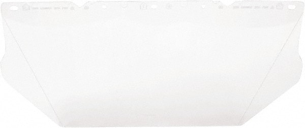MSA 10115836 Face Shield Windows & Screens: Replacement Window, Clear, 8" High, 0.04" Thick 