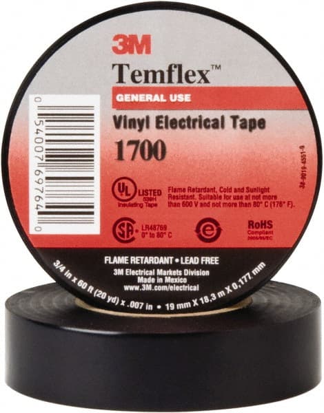 8 Rolls Orange Vinyl PVC Electrical Tape 2/" x 66/' Flame Retardant Free Shipping