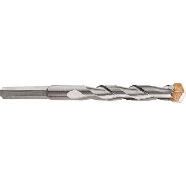 DeWALT - 5/16″ with Flats Shank, Carbide-Tipped Rotary & Hammer Bit 77672228 - MSC Industrial Supply