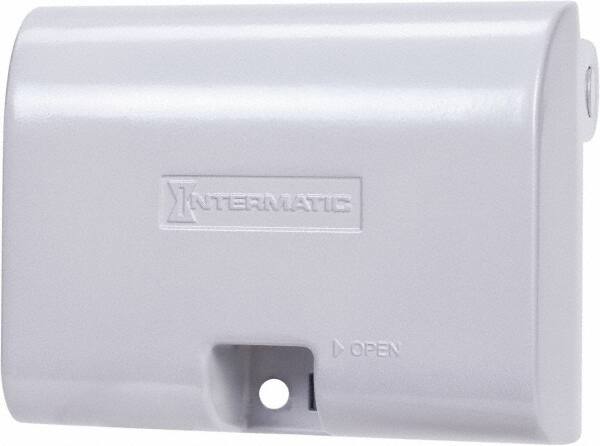 Weather Proof Receptacle Electrical Box Cover: Aluminum