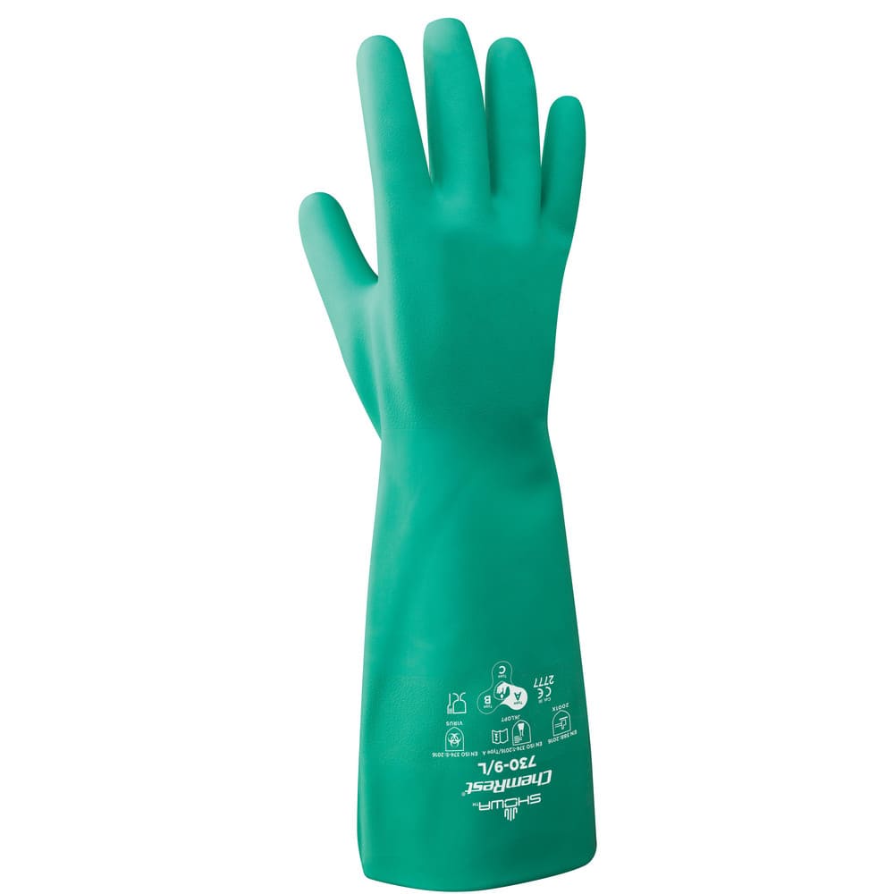 Chemical Resistant Gloves; Glove Type: General Purpose Chemical-Resistant ; Material: Nitrile ; Numeric Size: 6 ; Thickness: 15mil ; Supported or Unsupported: Unsupported ; Men's Size: Small