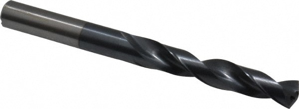 Accupro 77711992 Jobber Length Drill Bit: 0.3937" Dia, 140 °, Solid Carbide 