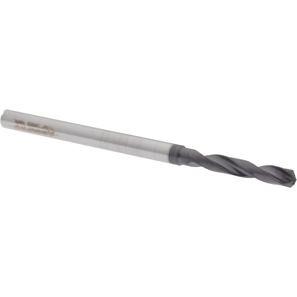 Accupro 77712032 Jobber Length Drill Bit: 0.1719" Dia, 140 °, Solid Carbide 