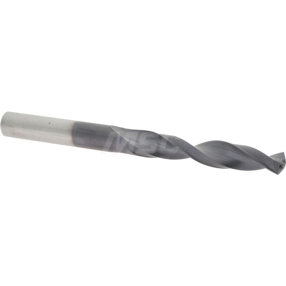 Accupro 77712230 Jobber Length Drill Bit: 0.4531" Dia, 140 °, Solid Carbide 