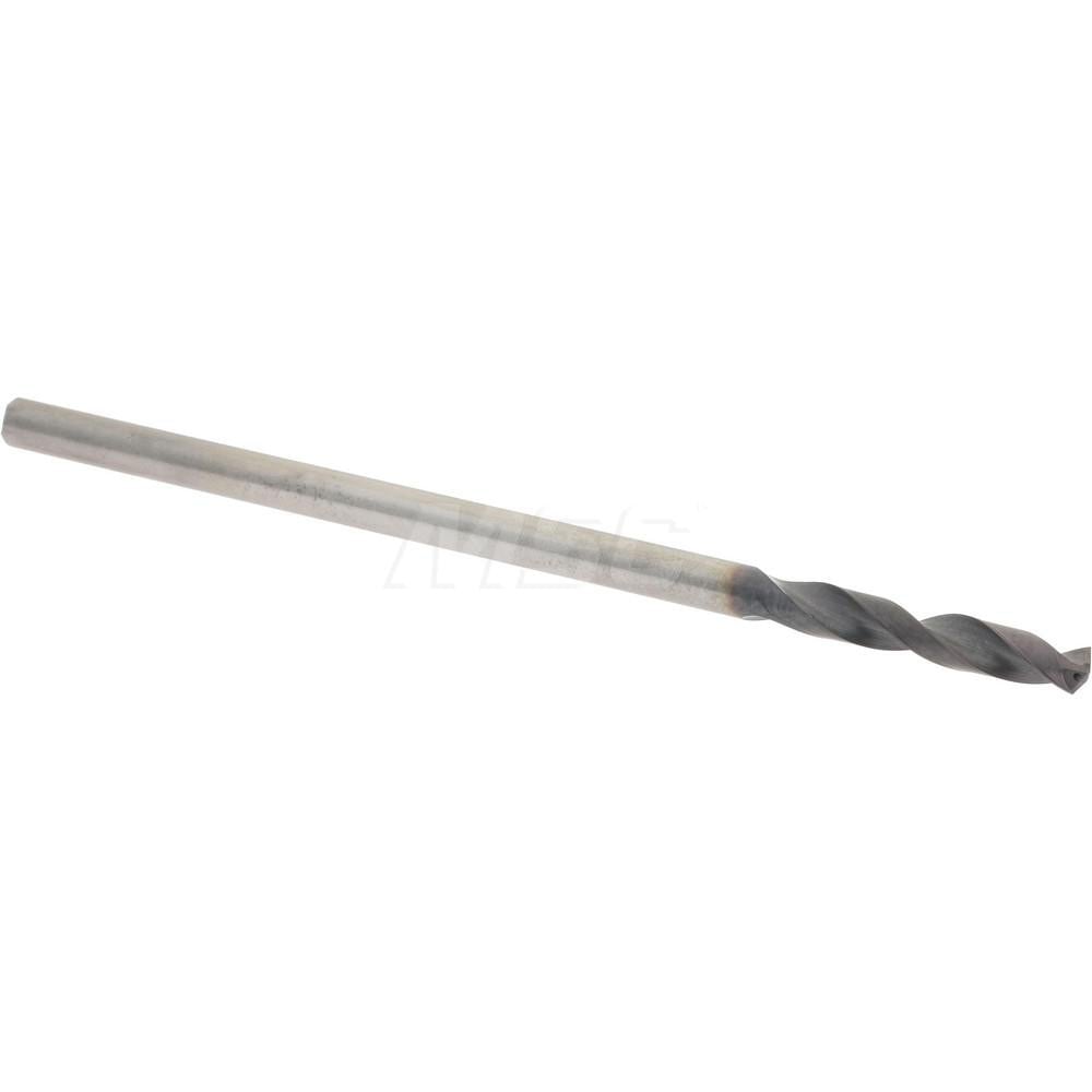 Accupro 77712289 Jobber Length Drill Bit: 0.1181" Dia, 140 °, Solid Carbide 