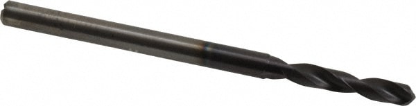 Accupro 77712321 Jobber Length Drill Bit: 0.1772" Dia, 140 °, Solid Carbide 