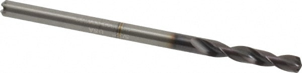 Accupro 77712362 Jobber Length Drill Bit: 0.1562" Dia, 140 °, Solid Carbide 