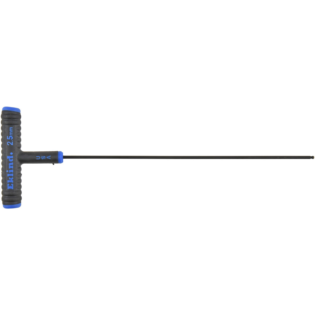 Metric Plain Ball Hex Key Hex Key, 2.5 mm Tip Size, 9 in Long, 3 in Short, 4 PK