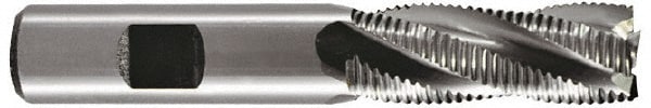 Niagara Cutter 17010371 Square End Mill: 7/16 Dia, 1 LOC, 3/8 Shank Dia, 2-11/16 OAL, 4 Flutes, Cobalt Image