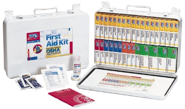 Industrial First Aid Kit: 195 Pc, for 50 People