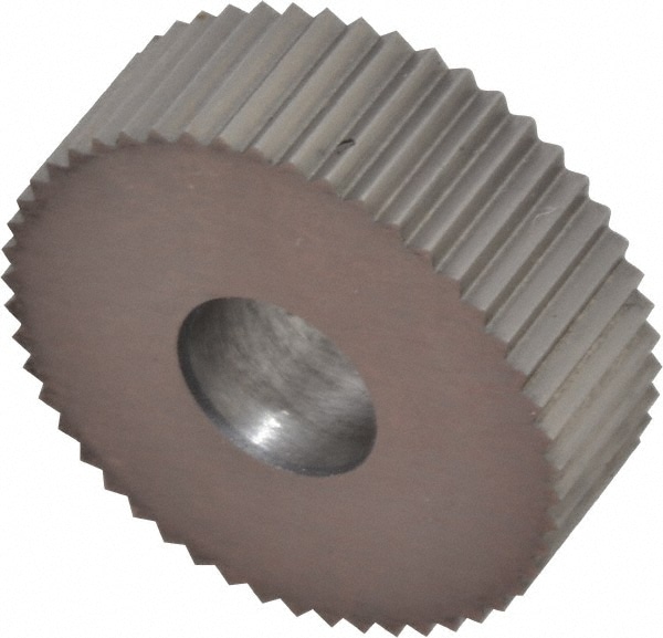 Made in USA KNS-221 Standard Knurl Wheel: 3/4" Dia, 90 ° Tooth Angle, 21 TPI, Straight, High Speed Steel Image