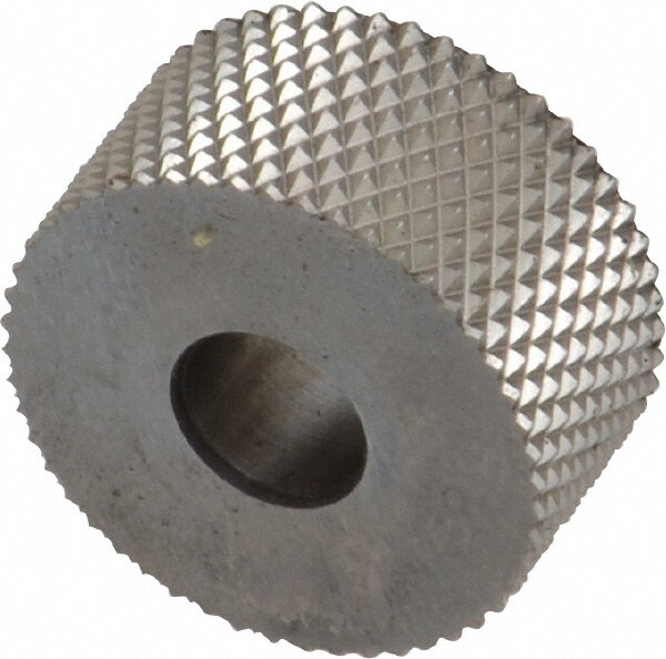 Made in USA KPM-221 Standard Knurl Wheel: 3/4" Dia, 90 ° Tooth Angle, 21 TPI, Diamond, High Speed Steel Image