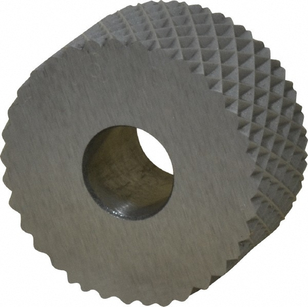 Made in USA KPF-214 Standard Knurl Wheel: 3/4" Dia, 90 ° Tooth Angle, 14 TPI, Diamond, High Speed Steel Image