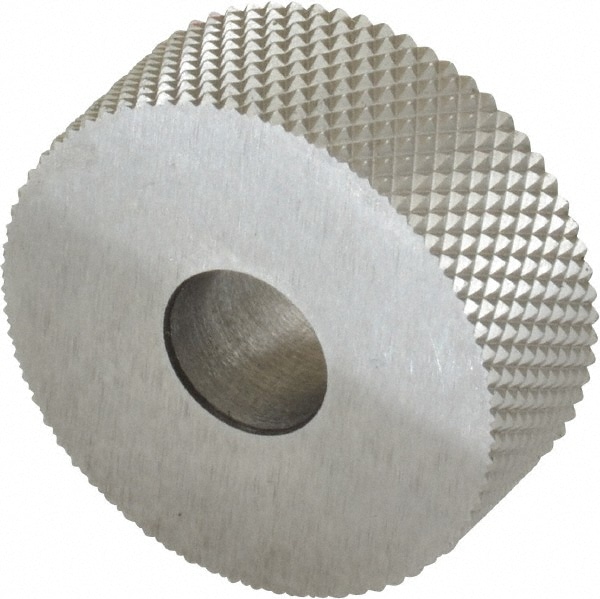 Made in USA OUM-225 Standard Knurl Wheel: 1" Dia, 90 ° Tooth Angle, 25 TPI, Diamond, High Speed Steel Image