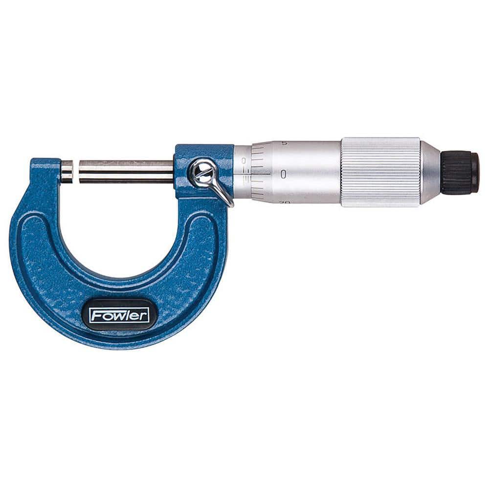 FOWLER 52-253-001-1 Mechanical Outside Micrometer: 1" Range, 0.001" Graduation 