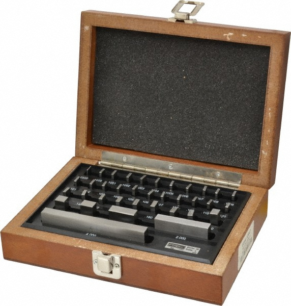 81 Piece Fowler 53672028 Steel Square Gage Block Set tillescenter